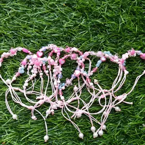Paket Usaha Gelang Serut warna Warna Pink 1 Lusin