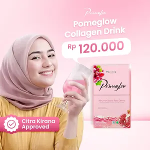 Pomeglow Kolagen ORI BPOM HALAL - 15 Sachet