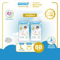 Gambar [2 Pack] Nepia Genki Jumbo Popok Bayi Pants Popok Celana Bayi Diapers Premium Soft [9-14 kg] Ukuran L44 - Twin Pack dari Nepia Genki & Neppi Kota Administrasi Jakarta Utara 1 Tokopedia