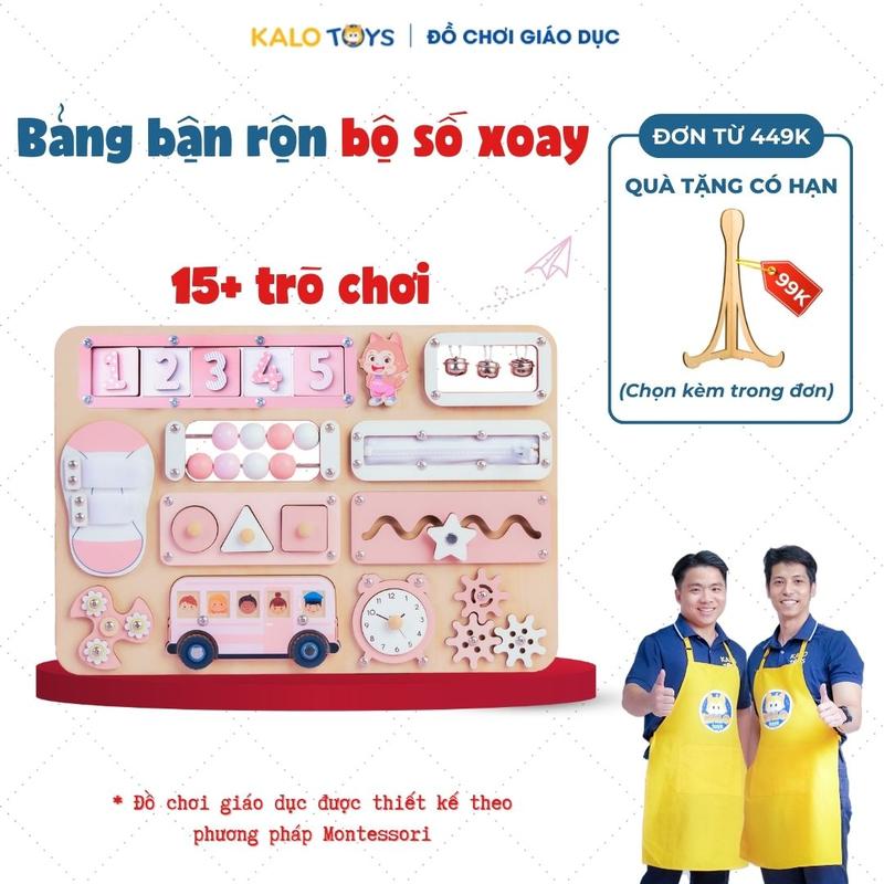 [ HỎA TỐC] Bảng bận rộn Đồ Chơi Montessori BB51 IN TÊN RIÊNG cho bé 0- 3 tuổi