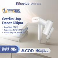 Gambar 【Tokopedia Exclusive】Simplus Setrika Uap Genggam Lipat Tangki Air 170ml Low Watt 600W Setrika Pakaian Uap Portabel Menyetrika Datar dan Gantung 2in1 GTJH017 dari Simplus Kab. Tangerang 3 Tokopedia