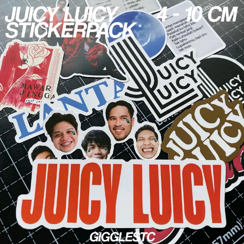 Sticker Pack JUICY LUICY - Waterproof + Laminasi 0