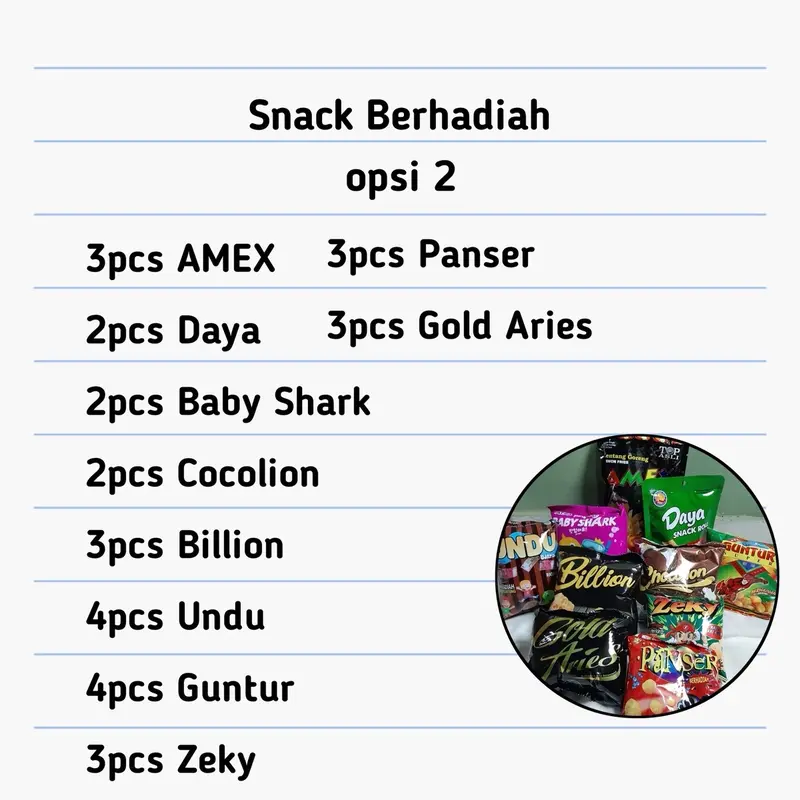 Paket Campur Snack Viral Berhadiah untuk Hadiah Spesial - Food, Gift 2