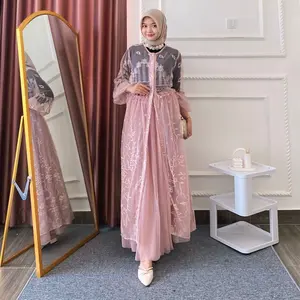 QOME - Outer Mazaya / Bahan Tule Premium / Outer Kondangan / Outer Lebaran