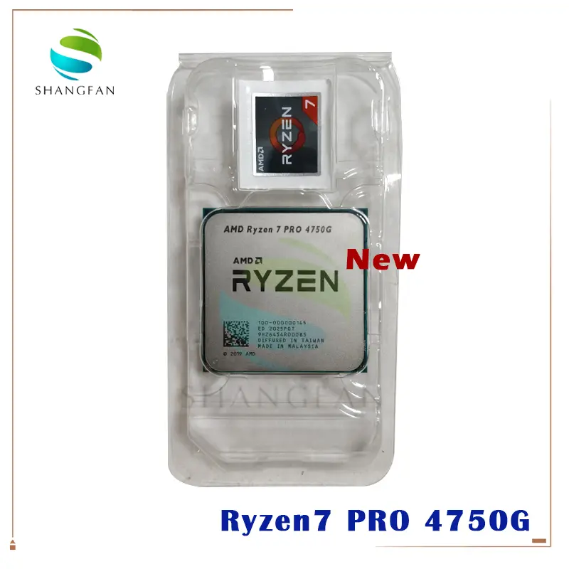 New Amd Ryzen 7 Pro 4750G R7 Pro 4750G 3.6 Ghz Eight-Core SSS