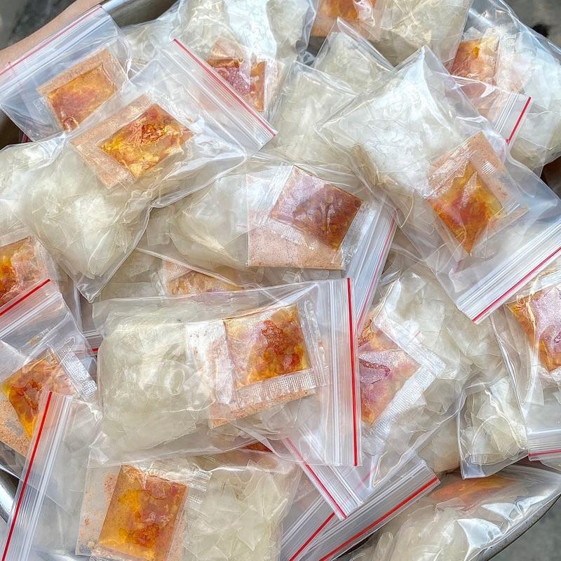   Mua 10 tặng 1  Bánh tráng dẻo sợi phơi sương MINI muối nhuyễn MINI muối nhuyễn sate 