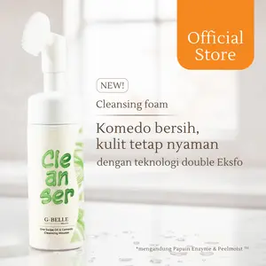 G-BELLE | Face Wash One Swipe Oil & Comedo Cleansing Mousse - 150ml | Berminyak | Komedo Putih & Hitam | Pori Besar