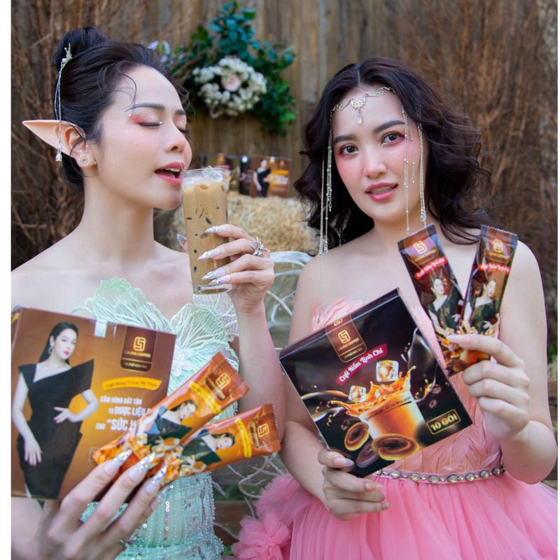 6-12 CÀ PHÊ NẤM LINH CHI - ĐÔNG TRÙNG HẠ THẢO LAURASUNSHINE ( MUA COMBO QUÀ TẶNG HẤP DẪN )
