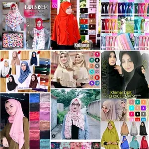 HIJAB jilbab BONUUS Amerta hijab kerudung ready stok edisi terbatas