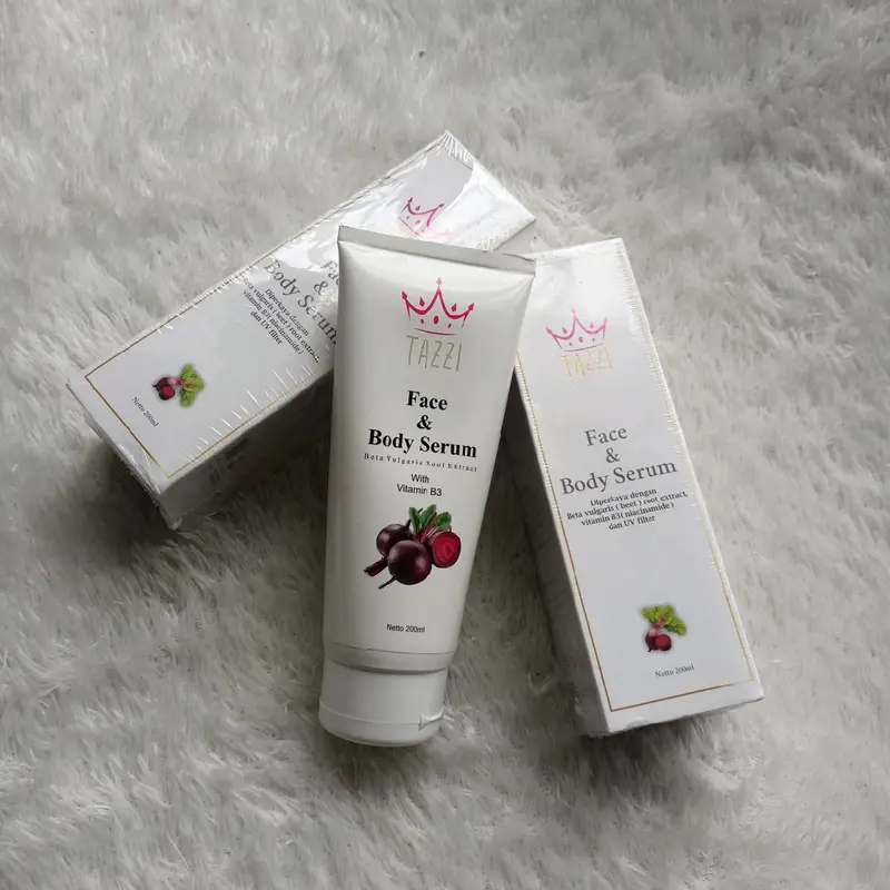 face & body serum tazzi perawatan badan dan muka original bpom 4