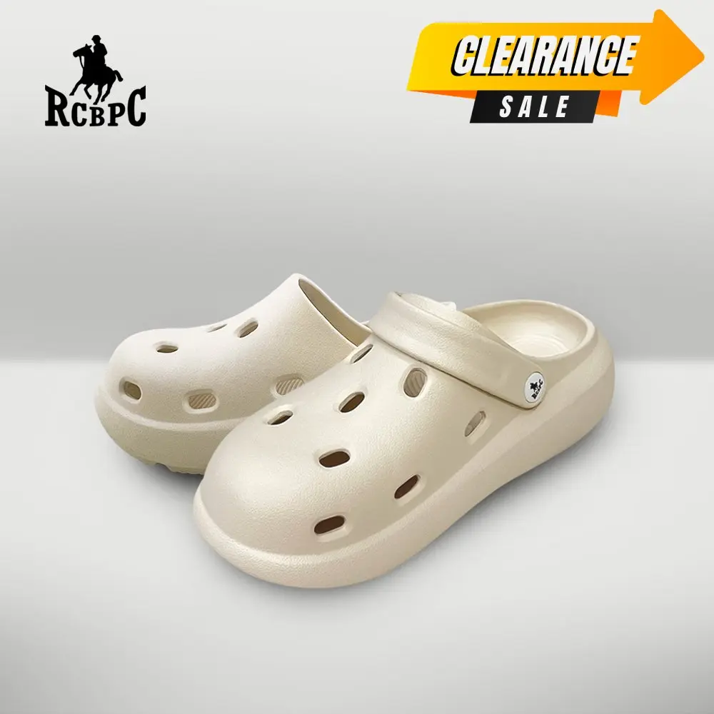 CLEARANCE - RCBPC PL08 Croc Women Sandal kaki lebar