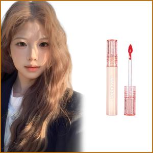 【Cappuvini】ミラー＆グラスライプ！ ウォーターグロスリップグロス ミルクティーカラー 学生向け リーズナブル