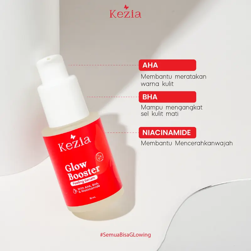 KEZIA By ASHANTY - Glow Booster Peeling Serum (FREE 1 TONER 100ML) 2