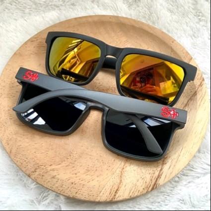 Kacamata hitam keren anti UV S+ cocokBuat mancing dan berkendara  COD Eyewear Sunglasses Pria Frame Lensa Dewasa 2