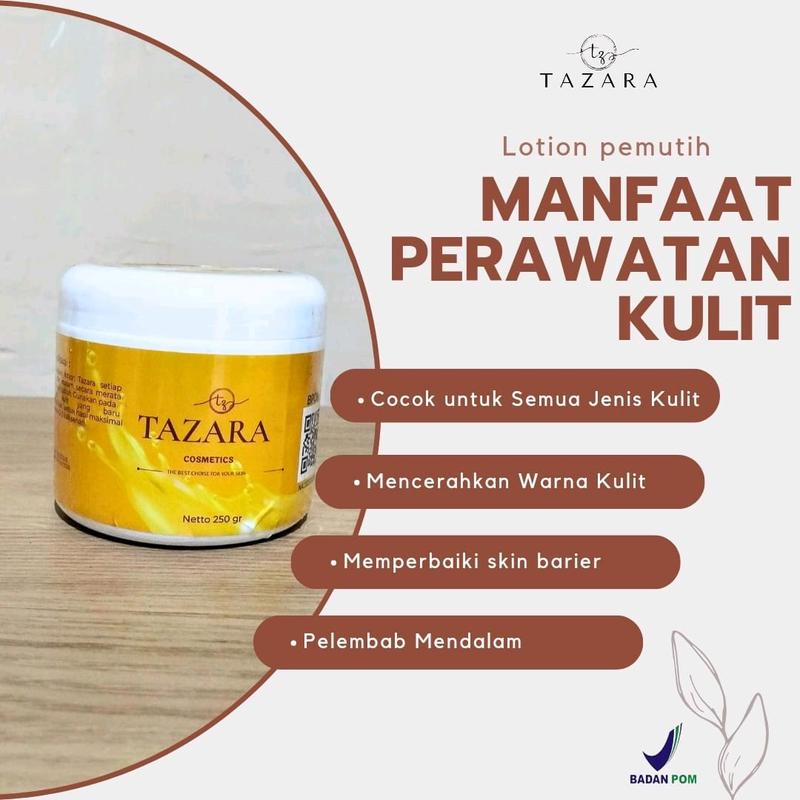 HB TAZARA BRIGHTENING SUPER DOSTING SPF 50PA+++ UKR 250ML Handbody Lotion Mencerahkan  Pencerah Lightening 2