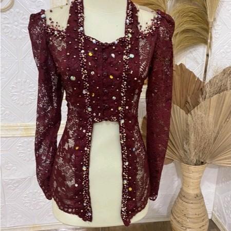 Kebaya Kutubaru Elegan untuk Pesta Mewah dan Kondangan - Dress - Baju 0