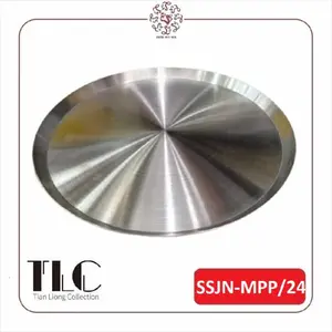TLC Serving Plate, Plain S/S / Piring Sajian Polos #SSJN-MPP