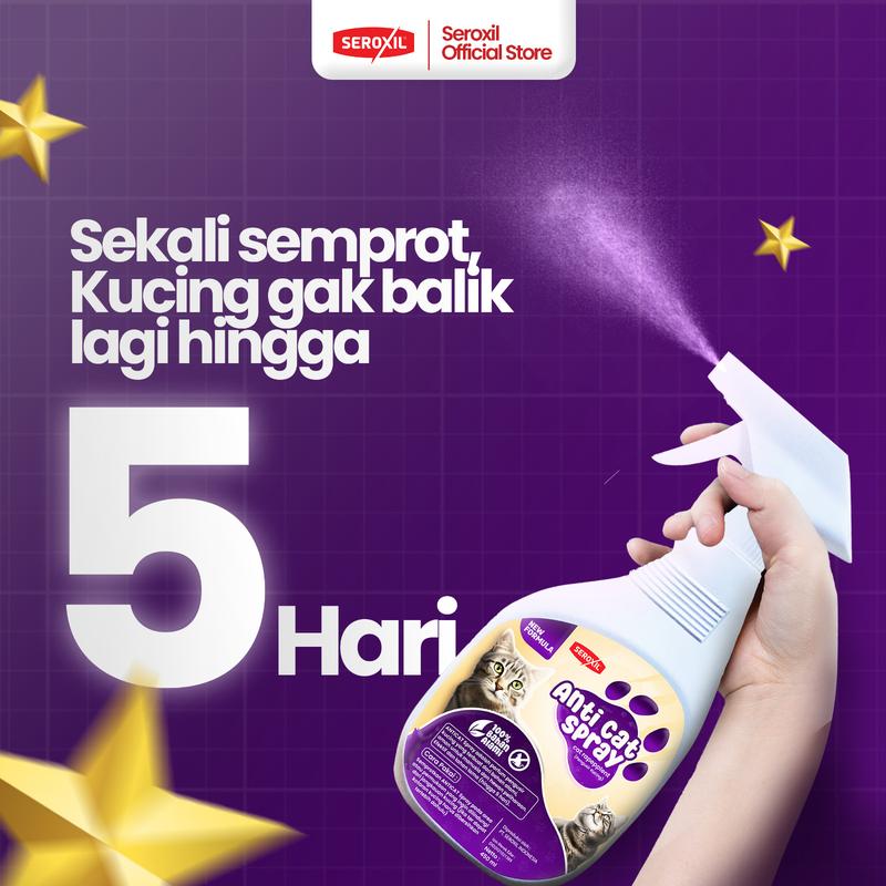 Cat Repellent 500ml Seroxil Parfum Pengusir Kucing BAB PUP Sembarangan / ANTI CAT 4