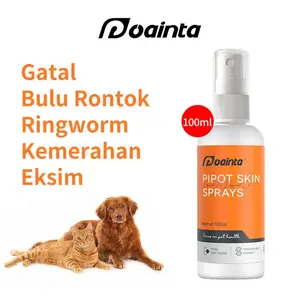 PUAINTA Anti Jamur Pipot Spray Kulit Untuk Anjing dan Kucing Perawatan Kulit , Menghilangkan Gatal Aman Terjilat