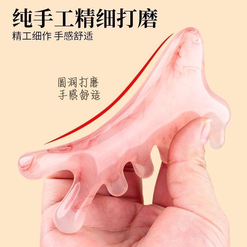 Product Introduction of Massage and comb hair, meridian comb, portable four in one male and female facial massager, scraping and clearing scalp, wide tooth comb 0