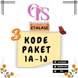 ( paket 3pcs ) KODE 1A-1J baju wanita premium  by kiya