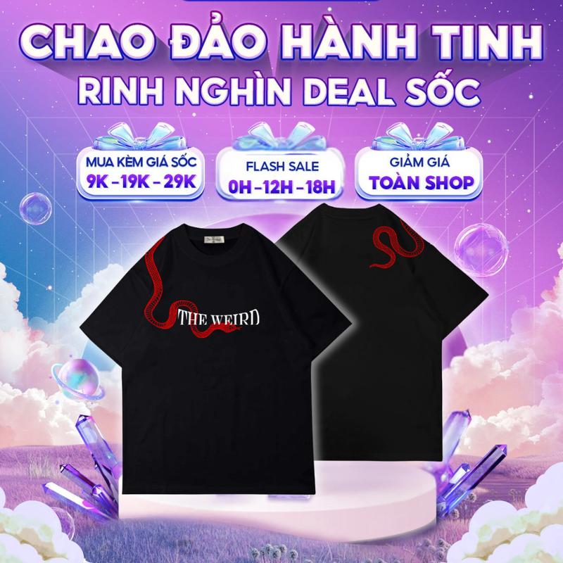 Áo thun The Weird Local Brand Unisex Form Rộng Oversize Tay Lỡ ATK920