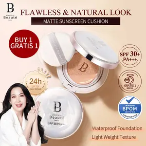 [Selvidjong's Bundle] Premiere Beaute Sunscreen Cushion  SPF 30 PA+++ High Coverage Poreless&Flawless Foundation 24H Long-lasting  [BUY 1 Gratis 1 ] Cushion Refill