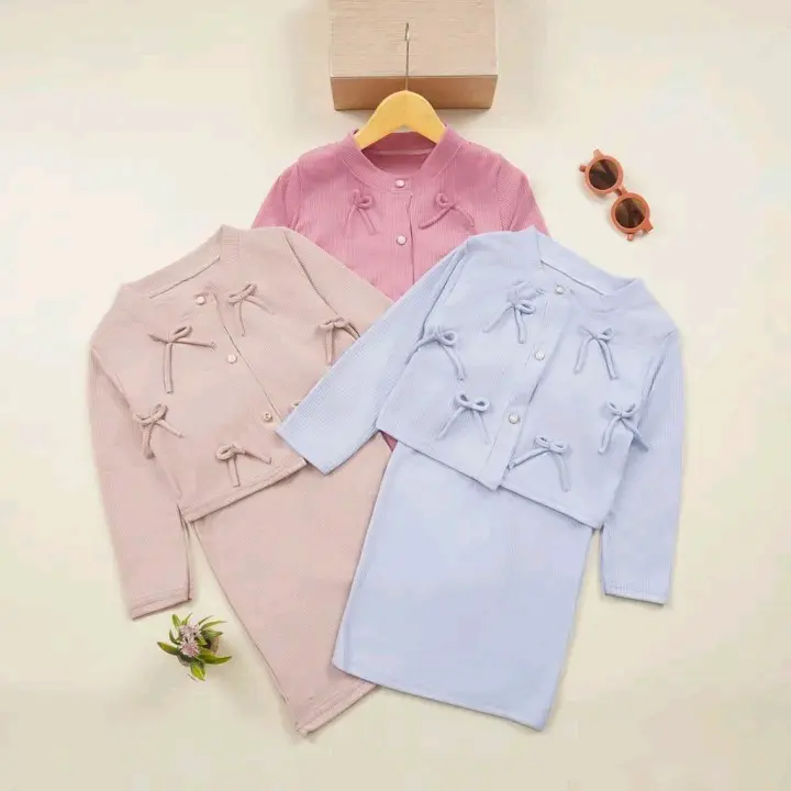 CF - Dress Anak Perempuan Villy 2in1 Dress + Outer Anak Terbaru