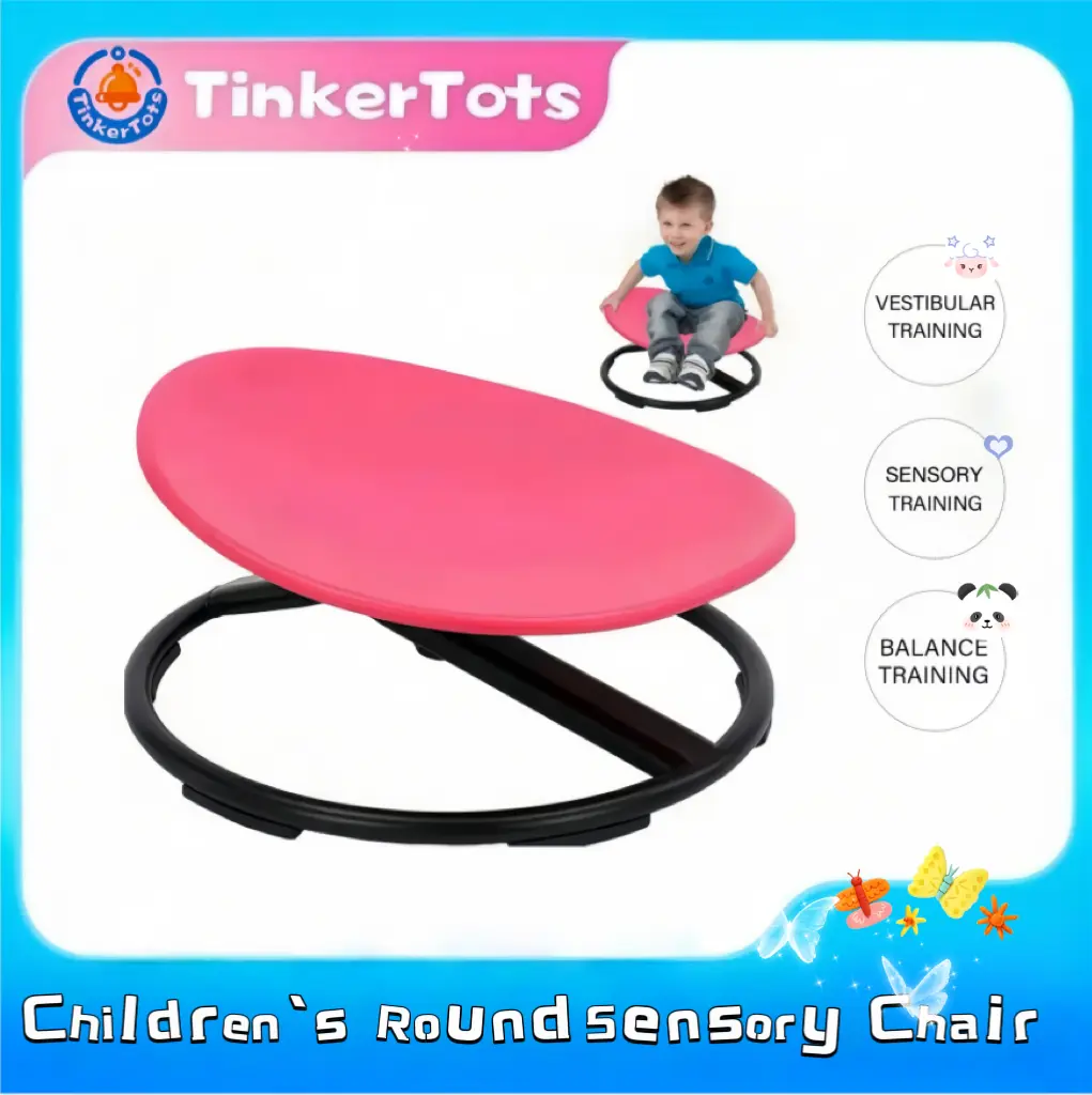 Children's Sensory Swivel Chair for Autism, SEN, and Balance Development - Non-Slip Base - Suitable for Ages 3+,Autism toys