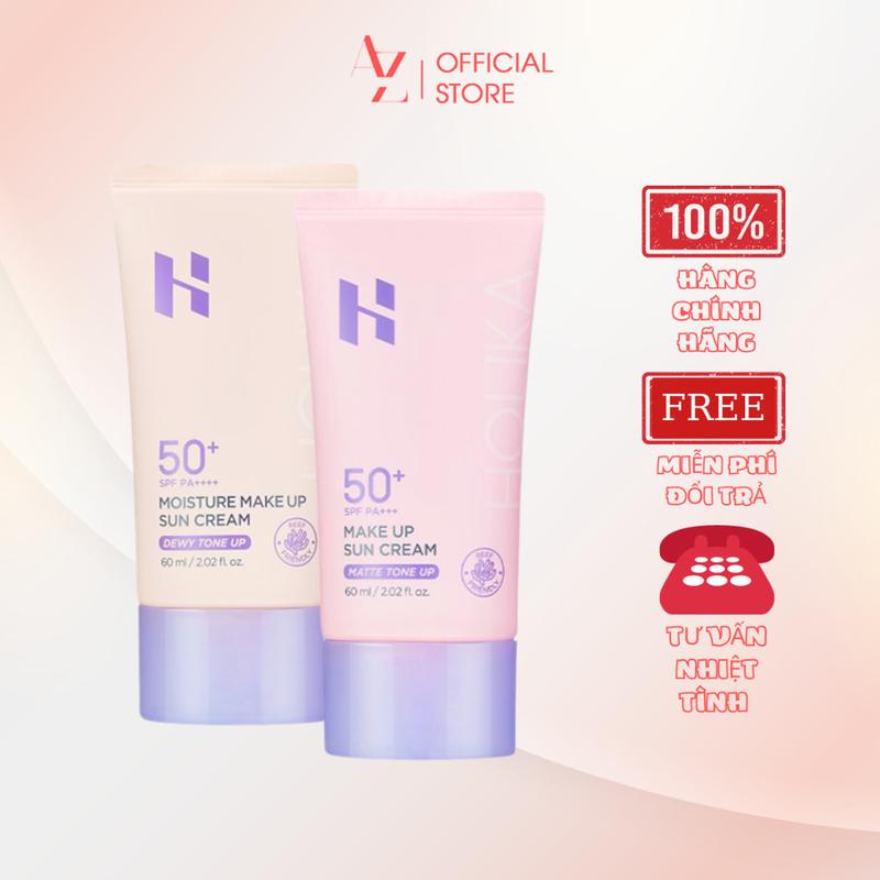 Kem chống nắng holika holika nâng tone kiềm dầu dưỡng da makeup sun cream…