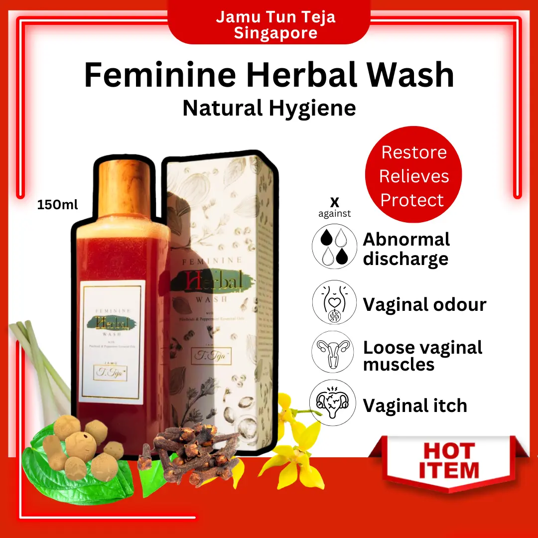 JTT Feminine Herbal Wash Sensitive Skin Alcohol Free Paraben Free Fragrance Free