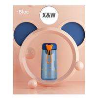 Gambar X&W Botol Minum Plastik J-2400 Bear Space Bottle With Handle Silicone - Pink dari X&W Kota Bogor 5 Tokopedia