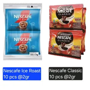 Nescafe Ice Roast Americano & Classic renceng (10pcs @2gr)  Coffee nescafe