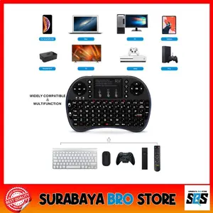 Touchpad Air Mouse Mini Keyboard i8 Wireless Rechargeable Android Windows Mac iOS