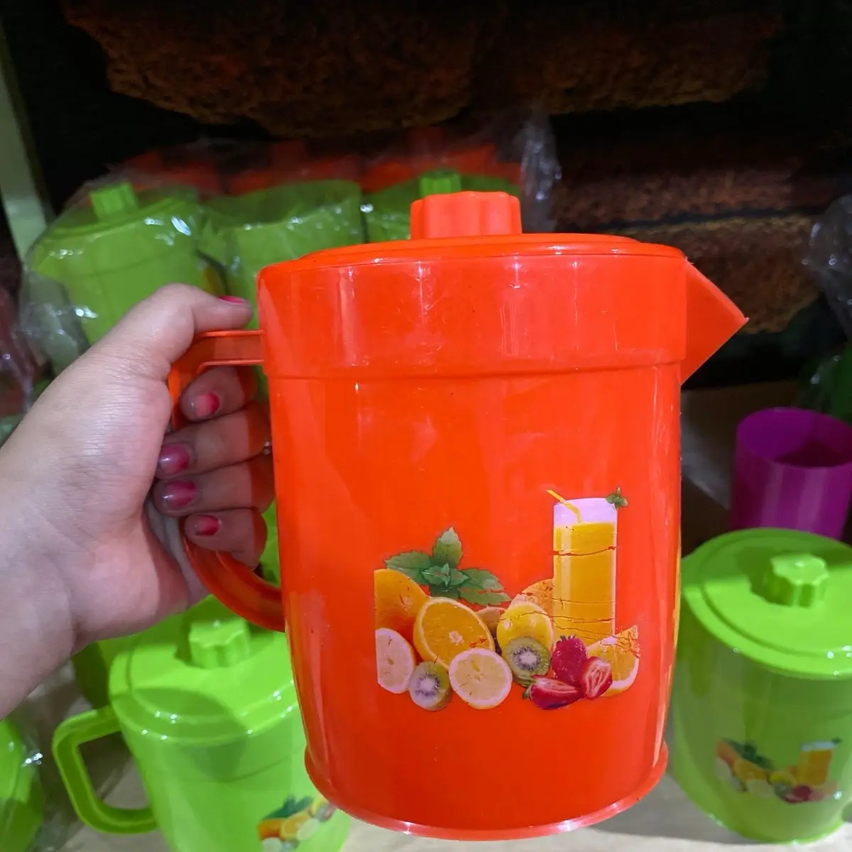 ￼TEKO AIR 1,5 L / PITCHER MINUMAN KECIL / CERET AIR PLASTIK / TEMPAT AIR MINUM