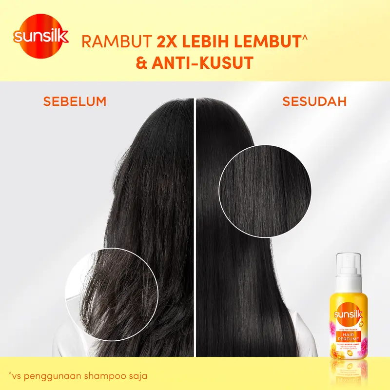 [HARGA SPESIAL] Sunsilk Silky Smooth Hair Perfume 100ml Twinpack 6