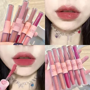 CACE 2 in 1 Matte and Glossy Double Head Lipstick Waterproof Long Lasting XX122