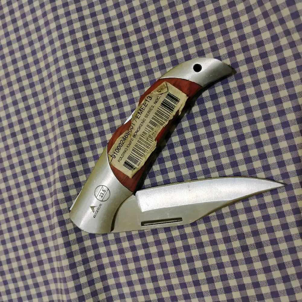 g0nur EIGER FOLDING KNIFE-BONGKENG SERIES pisau lipat bongkeng black borneo