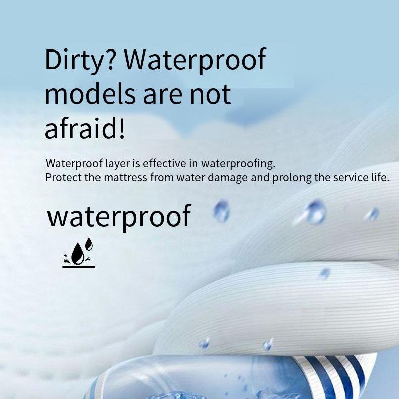 100%Waterproof Mattress Protector Elastic Fitted Bedsheet Cadar Tilam Bedspread Queen/King 3/4/5/6/7 inch size Urine 100%Waterproof Bed Sheet Pads Ready Stock bed  scarf Single Zippered Mattress Cover Hypoallergenic Waterproof Mattress Protector 4