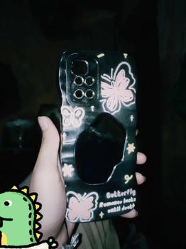 Product Review of Casing Cermin Rias Mewah Kupu-kupu Merah Muda Fantasi Untuk Redmi 9A 10A 10C 9T 9C Nfc Redmi Note 11 9 10S 12 11S 8 10 Pro 11Pro 12Pro Plus POCO X3 NFC M3 Pro X5 Casing Tepi Bergelombang Huruf Modis from ⋆**♡ 0