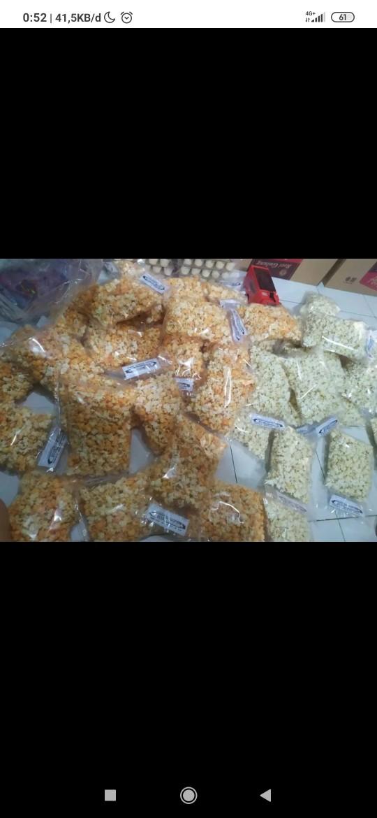 Pop corn aneka rasa Original,Balado dan cabe bubuk Popcorn