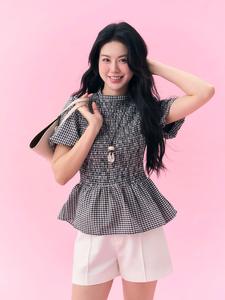 SMOCKED PEPLUM - Áo peplum may nhún độc đáo cho Nữ SHEMODA phong cách Vintage