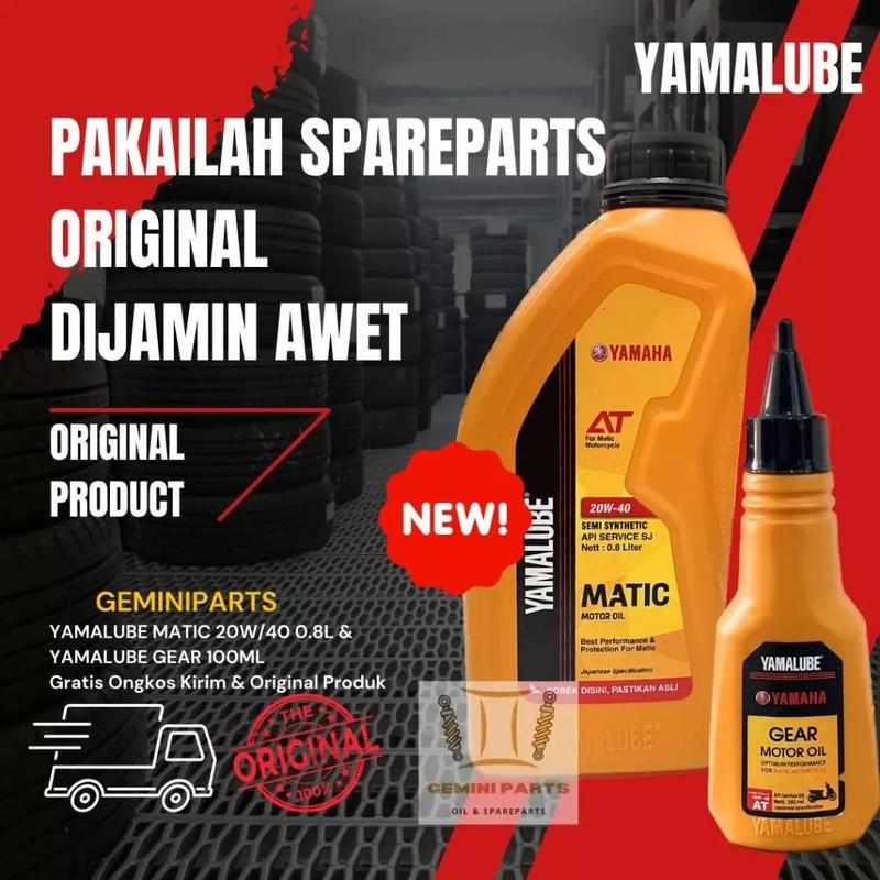 PAKET OLI YAMALUBE MATIC 800ML SET YAMALUBE GEAR GARDAN 100ML 0