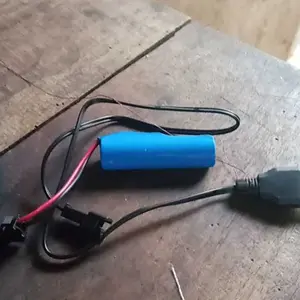 Baterai Cas 3.7V 14500/800mAh dengan Kabel USB untuk Mobil Remote Control & Mainan Mobil Remote Control 50mm x 14mm