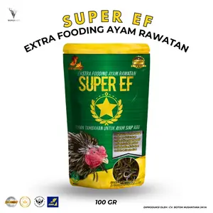 SUPER EF EXTRA FOODING & jamu AYAM Siapan BN NAFSU MAKAN, STAMINA, PERTUMBUHAN, AGRESIFITAS & power AYAM ADUAN - BN