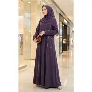 Izzati Dress Baju Gamis Casual Size S-M L-XL 3L-XXL Pakaian Muslim Wanita Bahan Sabrina Anti UV
