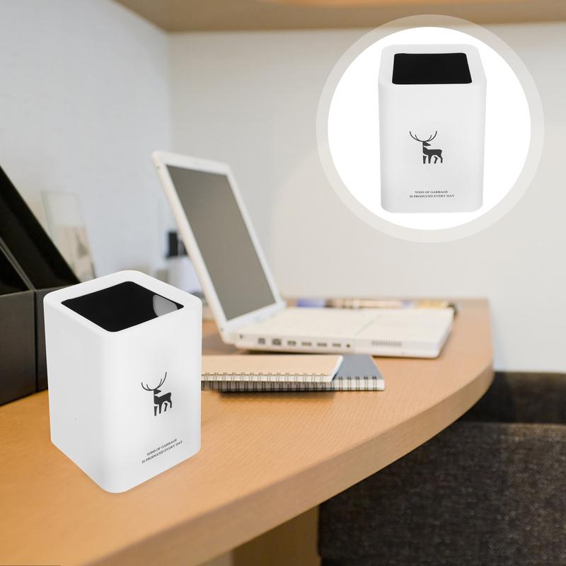Small Trash Can for Bathroom Waste Basket Trash Can Dorm Room Trash Can for Kitchen Plastic Bathroom Trash Can Cute Trash Can Bin 1