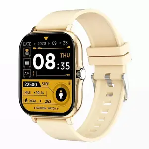 Smartwatch Bluetooth Call 1.69 Inci Layar Sentuh Penuh Fitness Tracker Mode Multi-Sport Sensor Detak Jantung