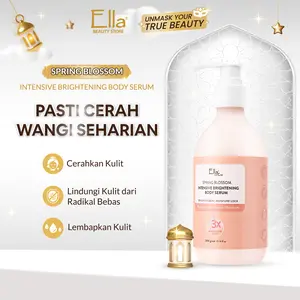 Ella Skincare Spring Blossom Intensive Brightening Body Serum with Niacinamide, Glutathione, Alpha Arbutin - Brighten Skin & Moisture Lock
