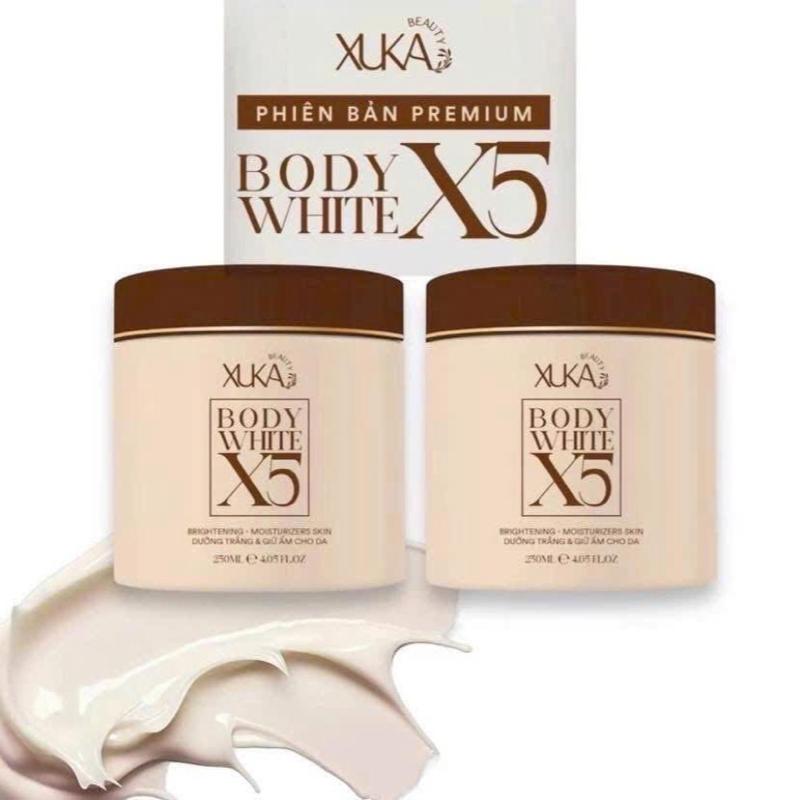 Combo 2 Hộp Kem Body White X5 XuKa Beauty 250ml